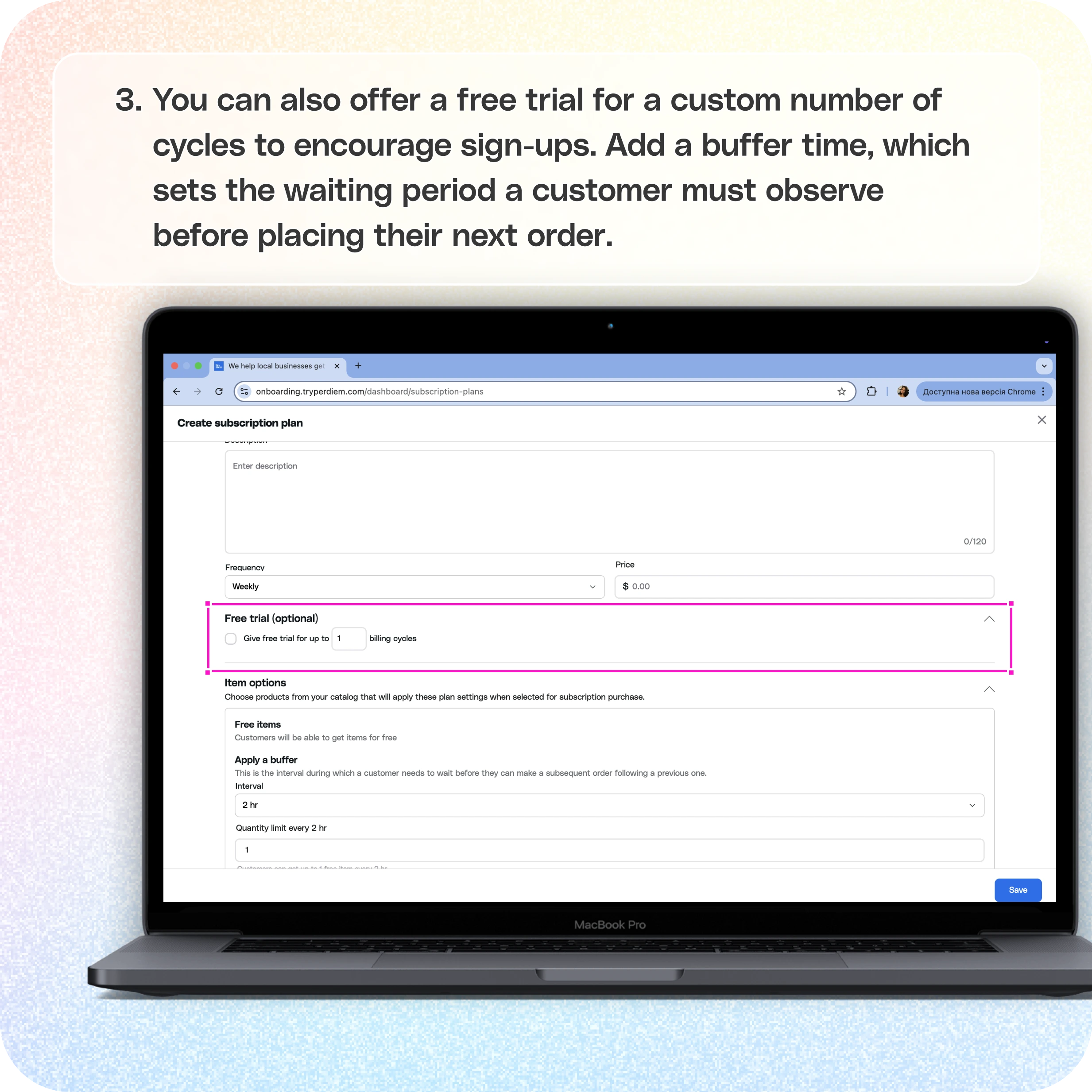 Set subscription plan visibility by customer group — screenshot 3 of 5