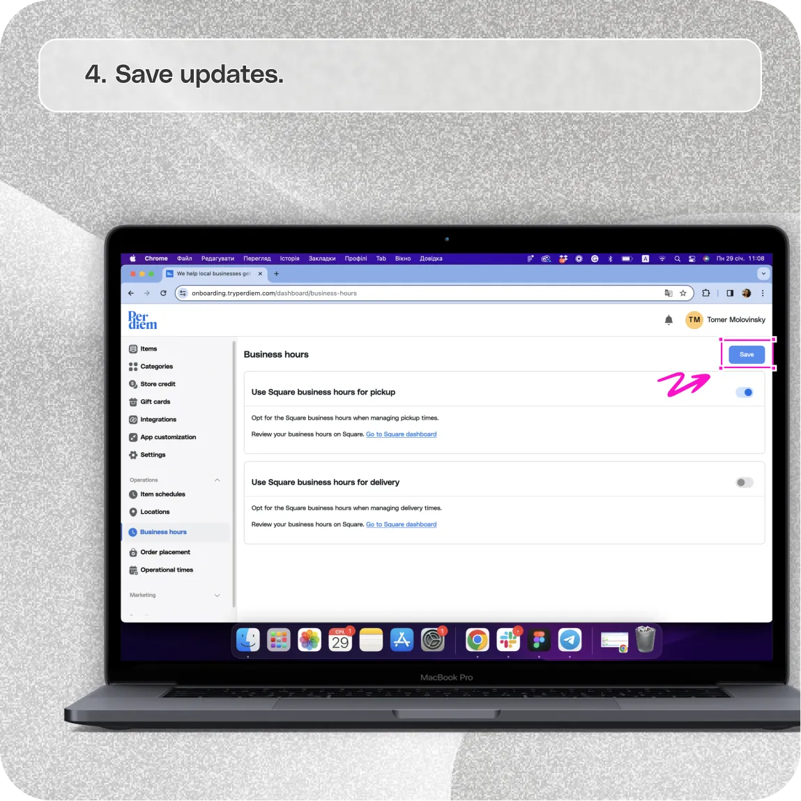 Set your business hours — screenshot 4 of 4