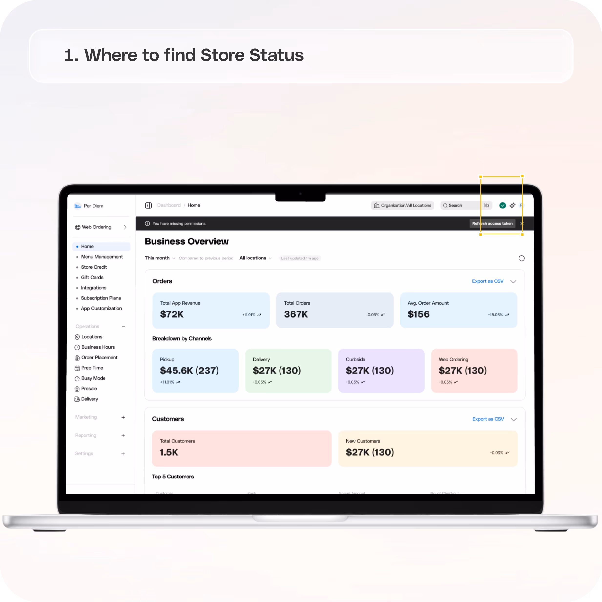 Store status: How to check and fix issues — screenshot 1 of 6