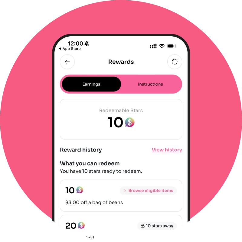⭐ Earn Rewards