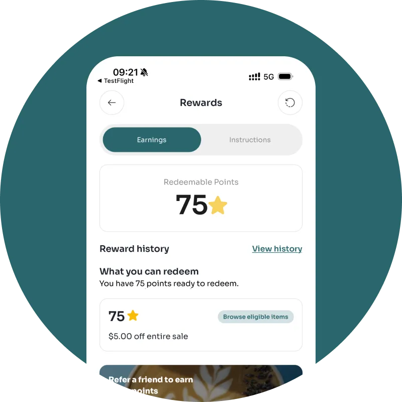 ⭐ Earn Rewards