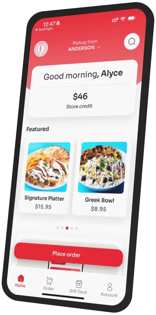 PITA Street Food app preview