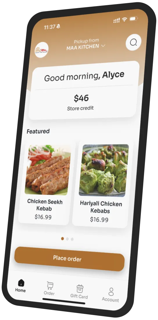 Maa Kitchen app preview