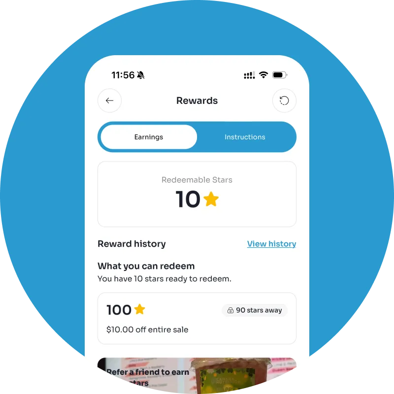 ⭐ Earn Rewards