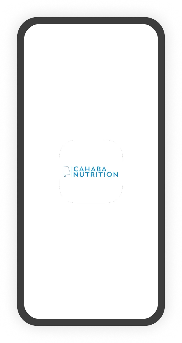 Cahaba Nutrition app