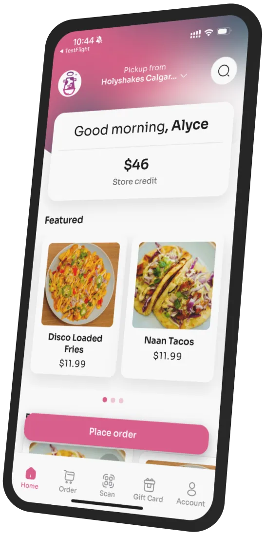Holy Shakes app preview