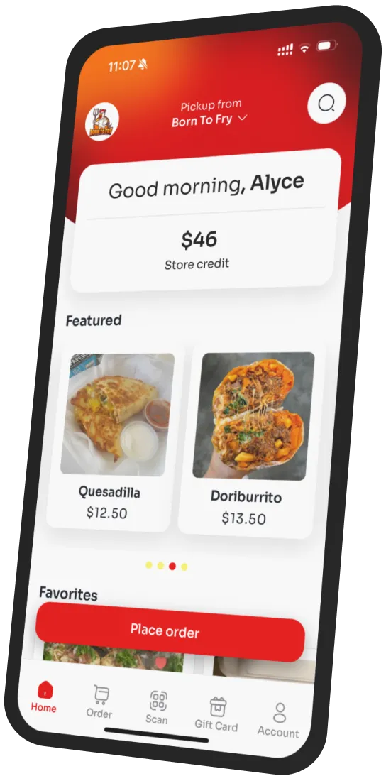 Born To Fry app preview