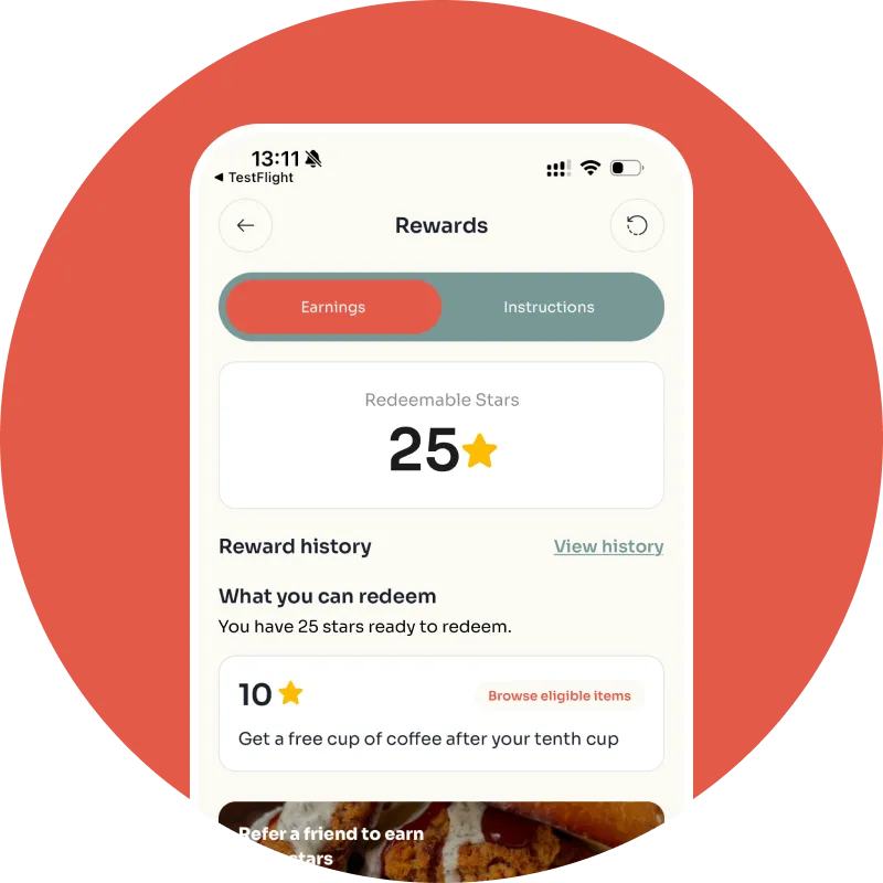 β Earn Rewards
