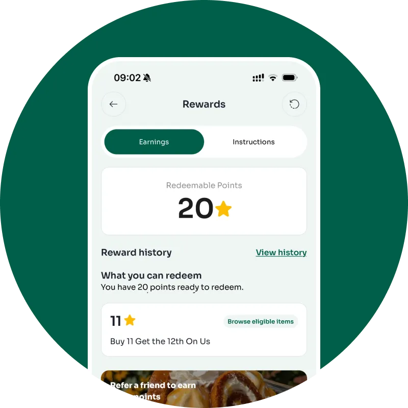 ⭐ Earn Rewards