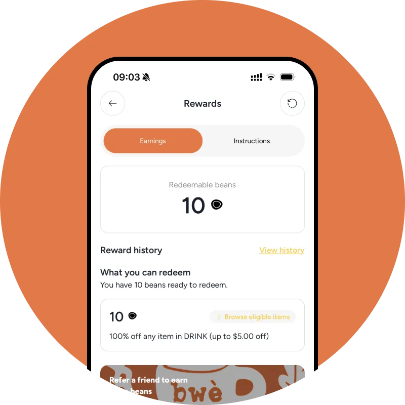 ⭐ Earn Rewards