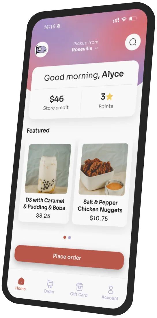 Purple Kow app preview