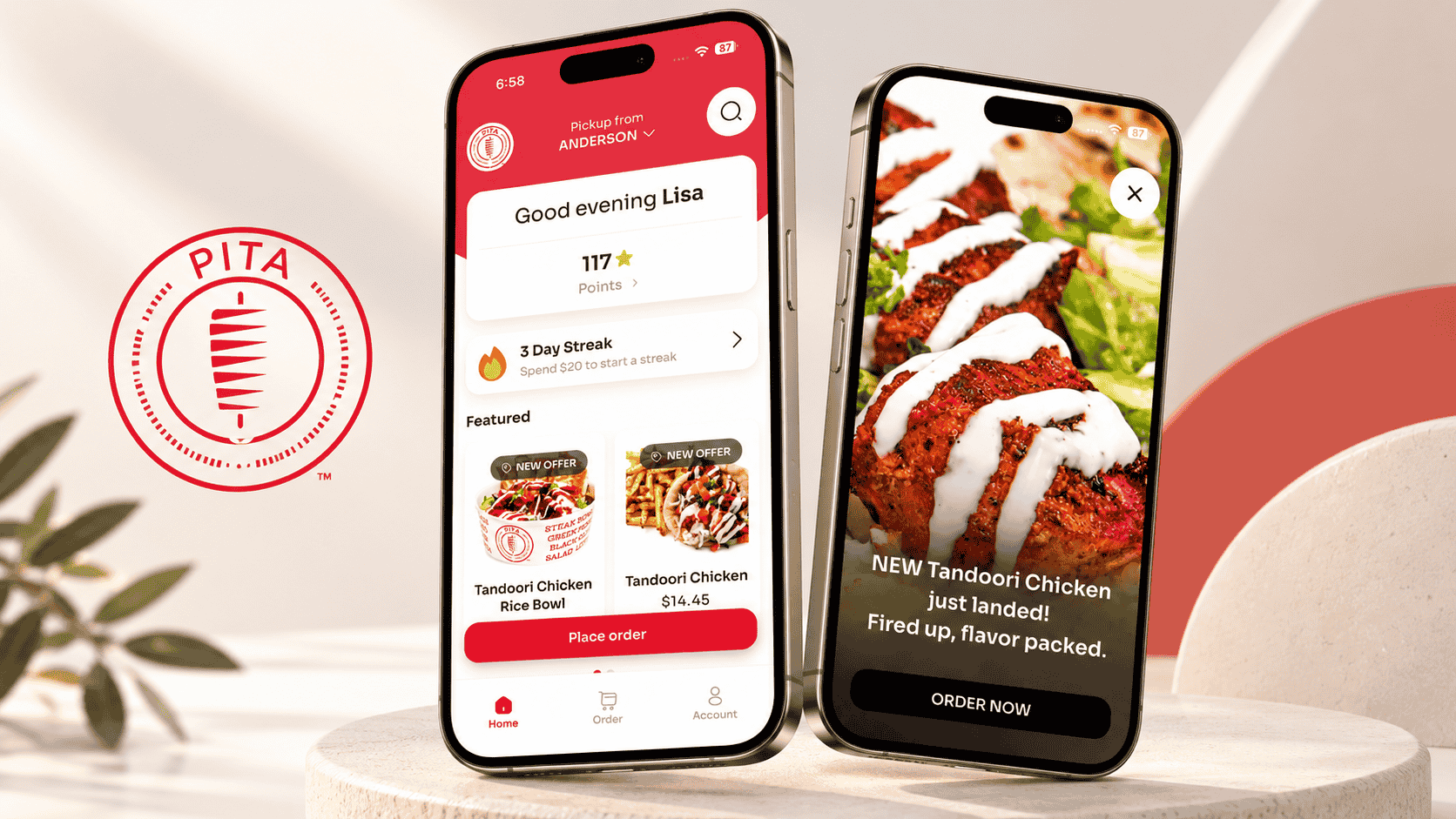 PITA Mediterranean Street Food Launches Ordering and Loyalty with Per Diem