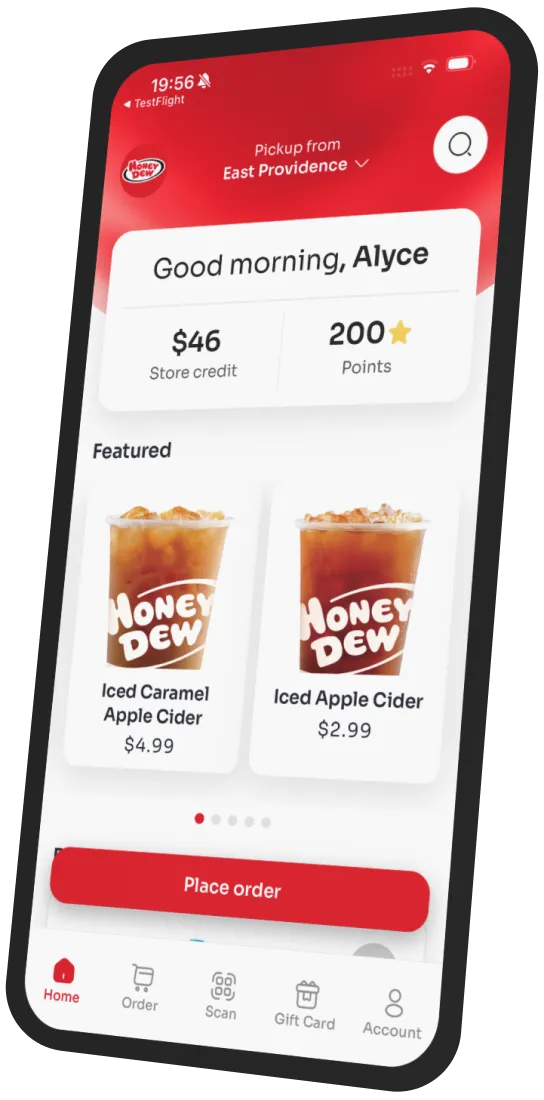 Honey Dew app preview