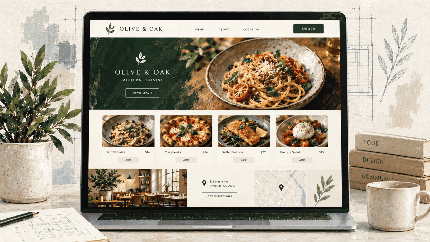 The Restaurant Website Blueprint: What to Include and Where