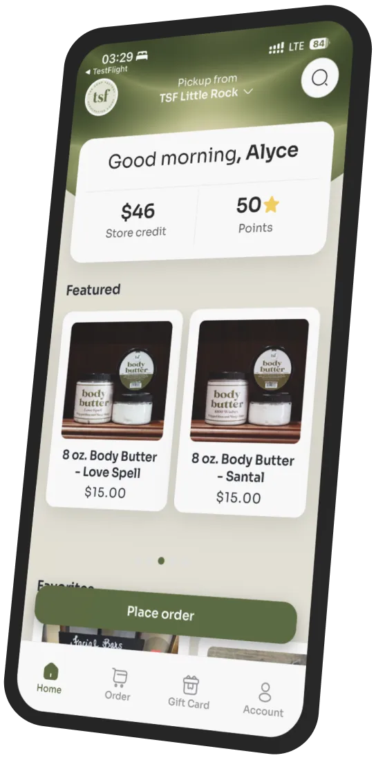 The Soap Factory app preview