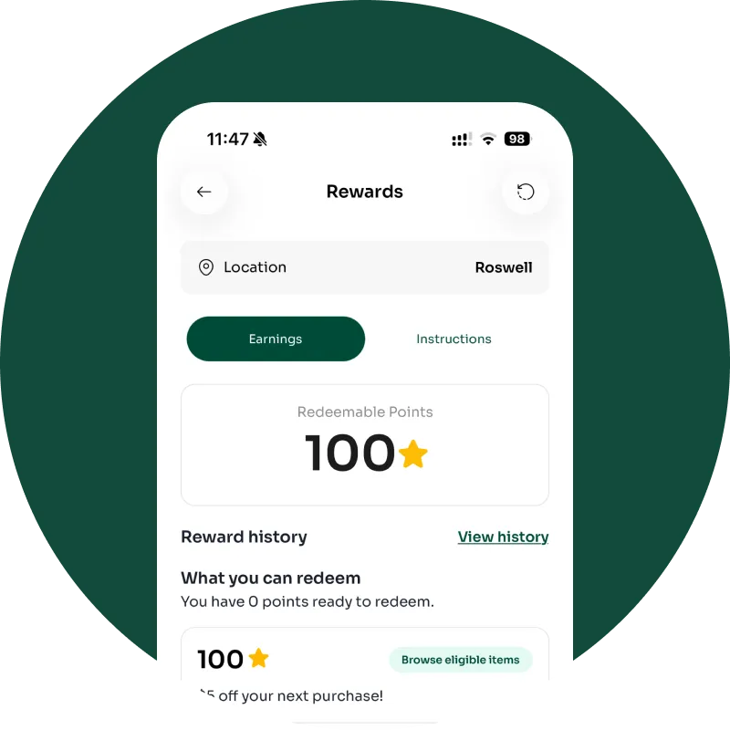 ⭐ Earn Rewards
