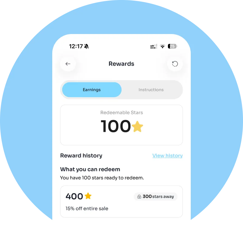 ⭐ Earn Rewards