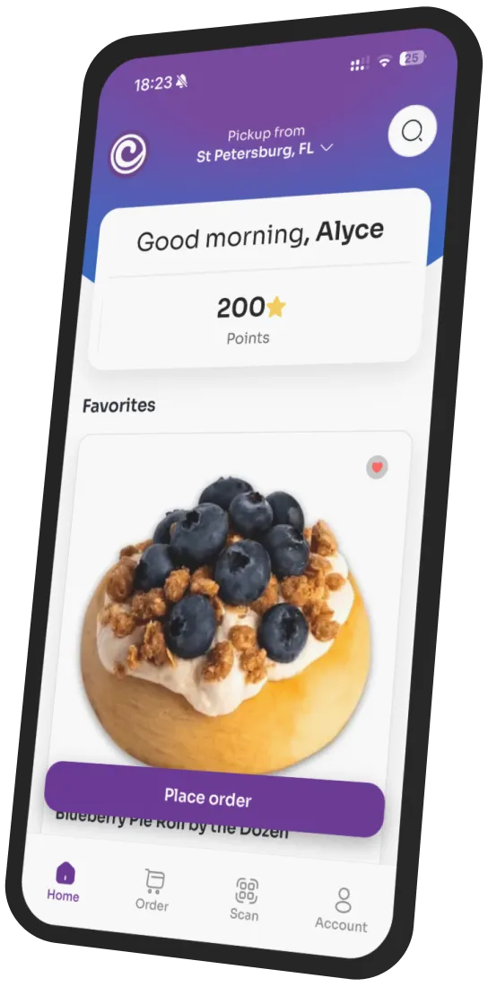 Cinnaholic app preview