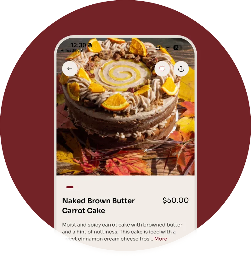🍰 Order Ahead