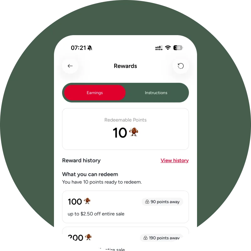 ⭐ Earn Rewards