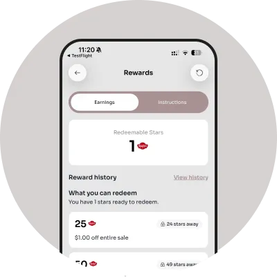 ⭐ Earn Rewards