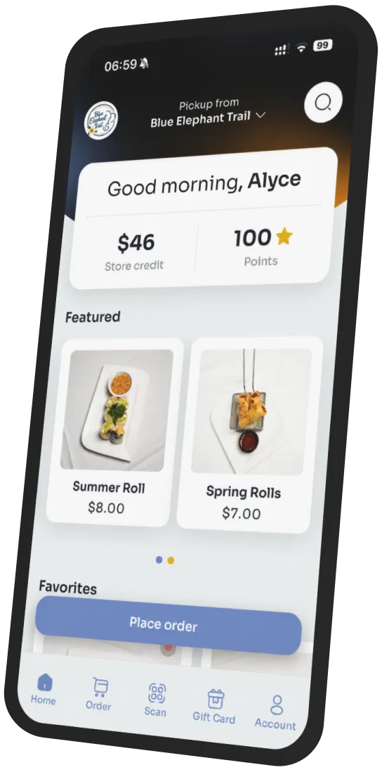 Blue Elephant Trail app preview