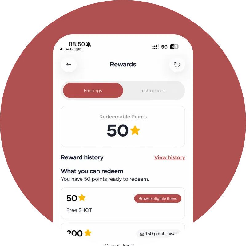 ⭐ Earn Rewards