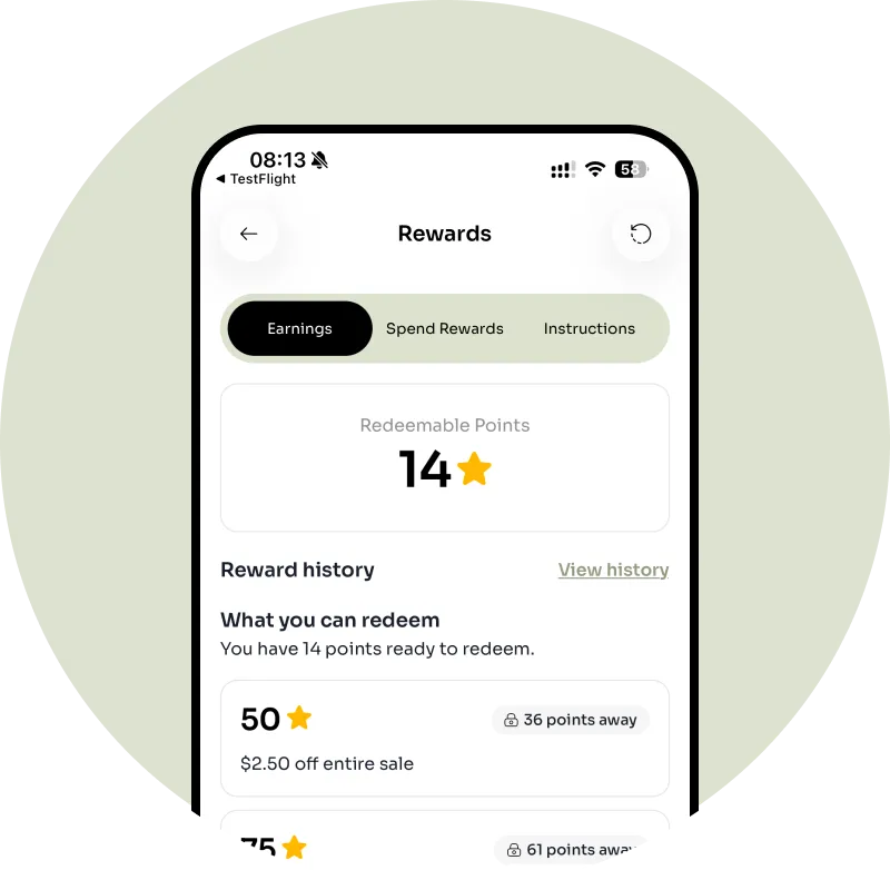 ⭐ Earn Rewards
