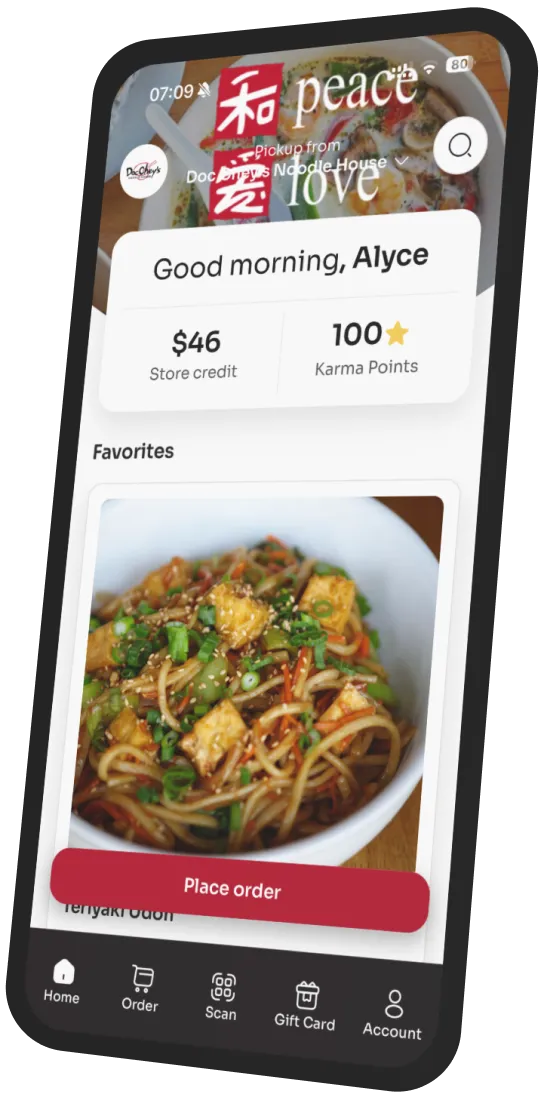 Doc Chey's Noodle House app preview