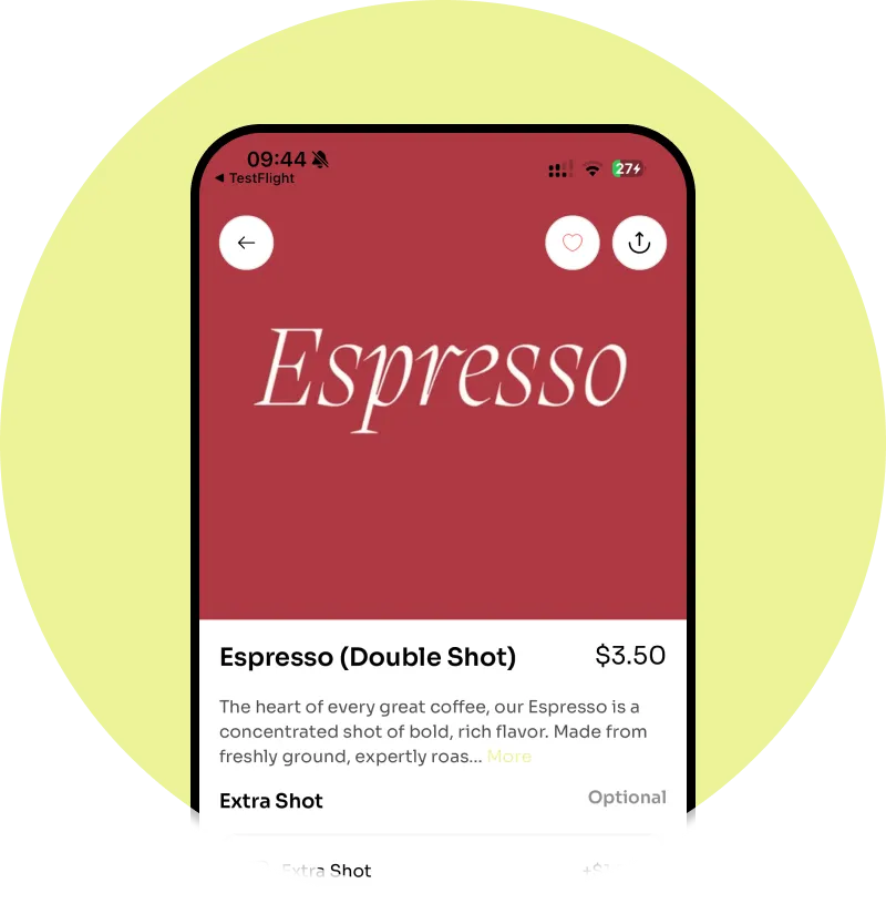 ☕ Order Ahead