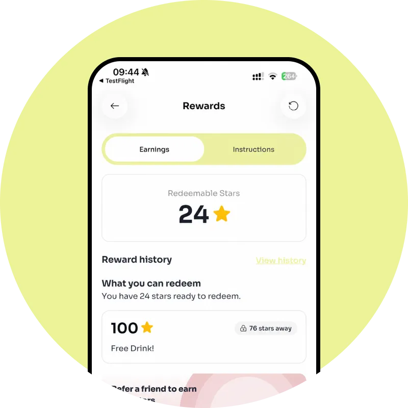 ⭐ Earn Rewards