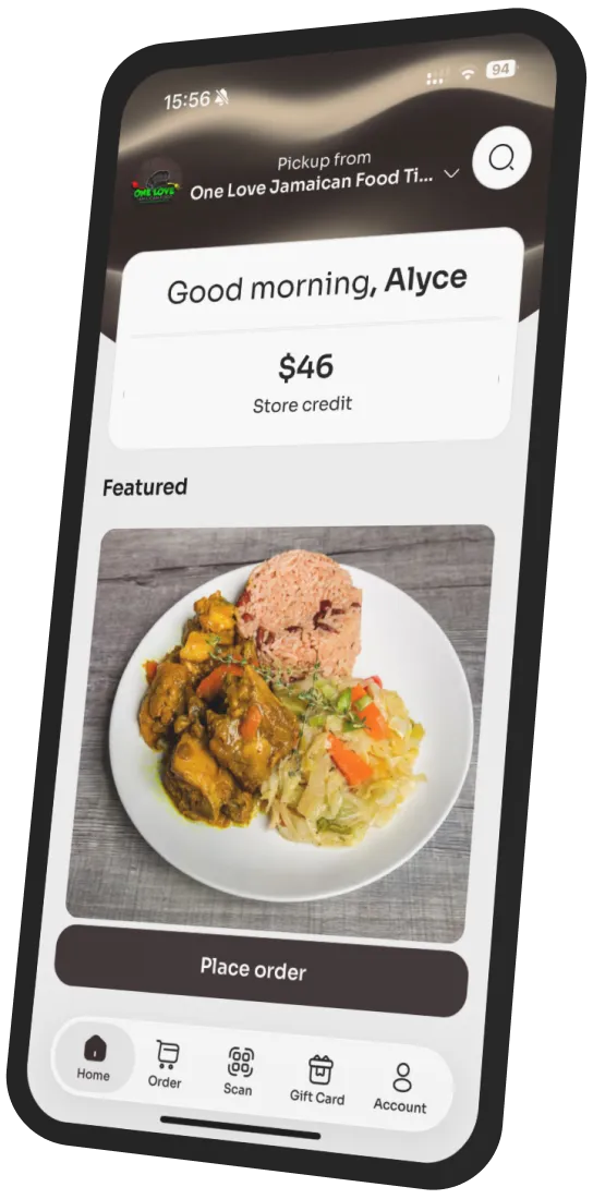 One Love Jamaican Food Tingz app preview