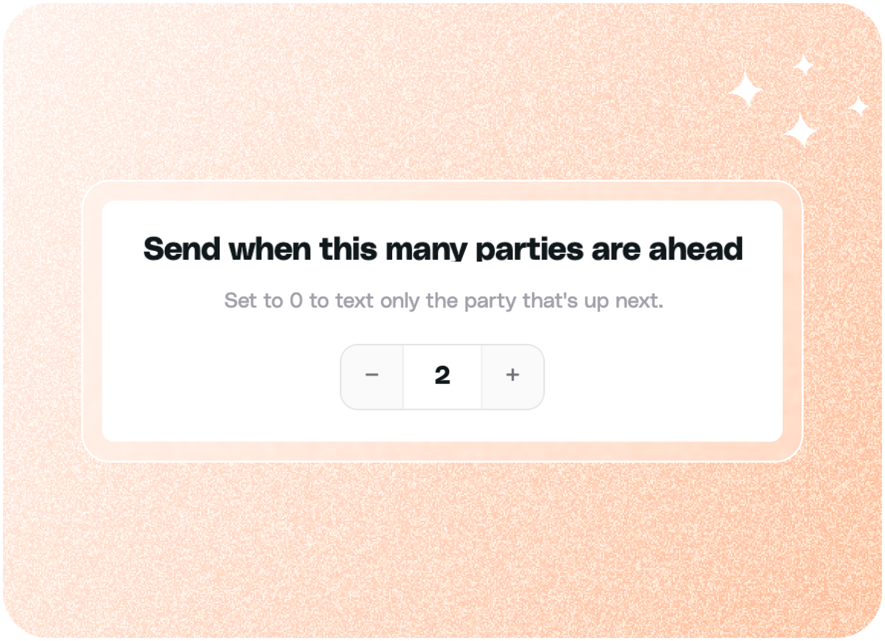 Seat tables with one click