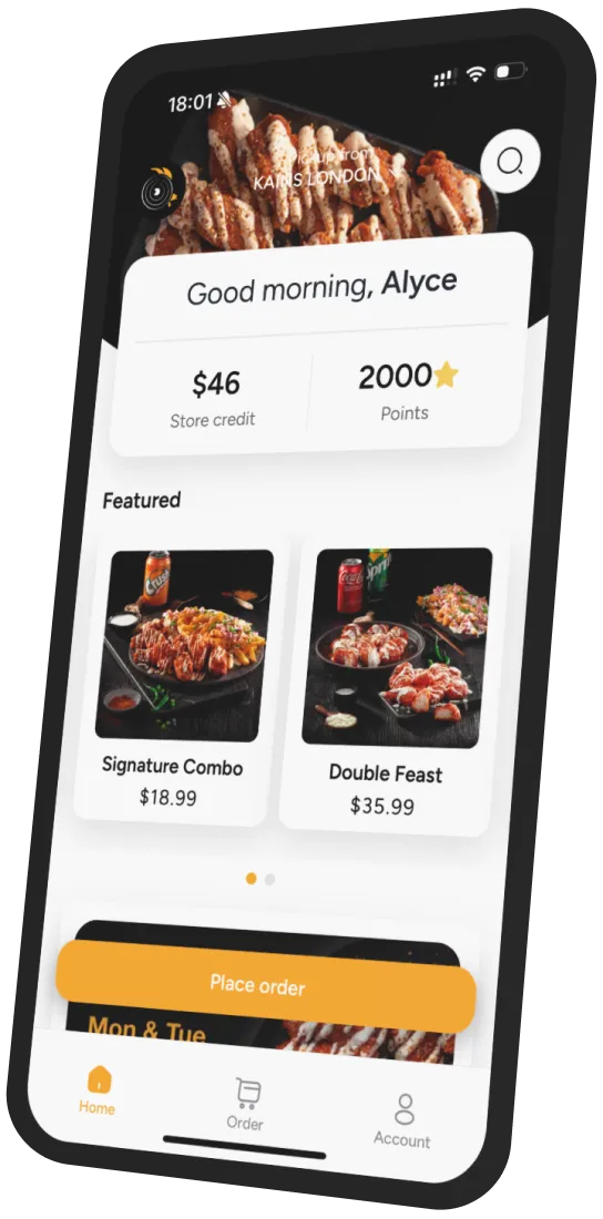 6ixty Wings app preview