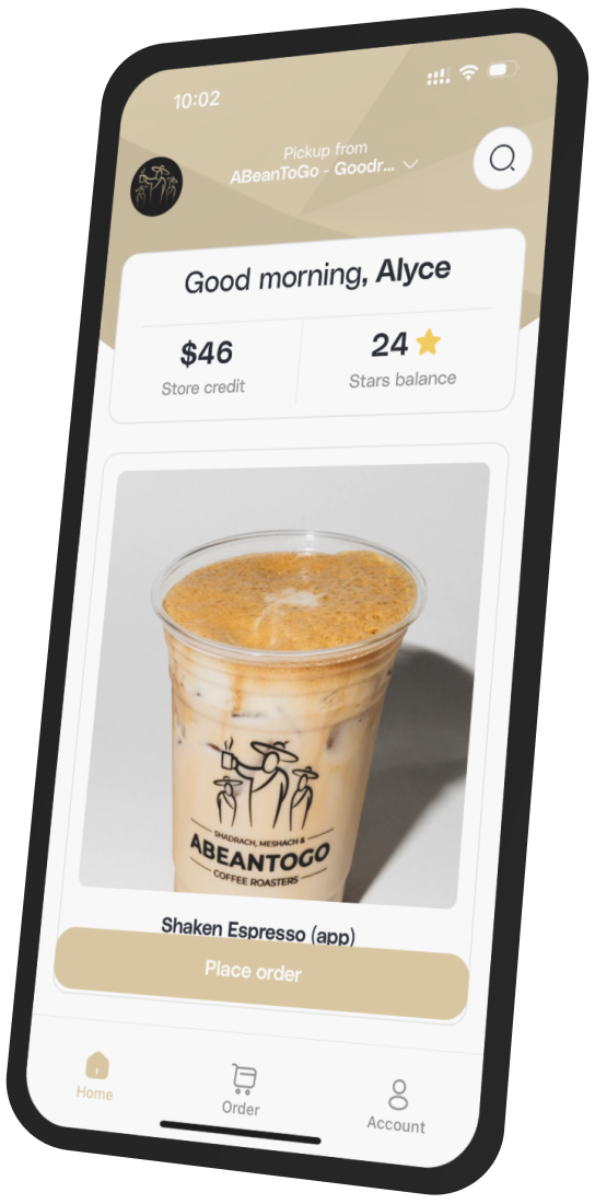 ABeanToGo app preview