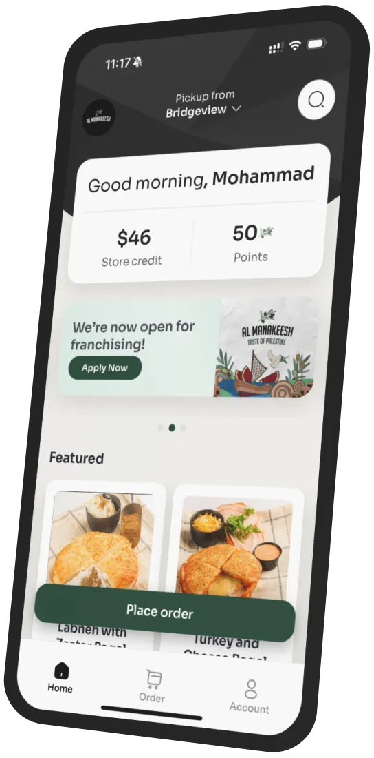Al Manakeesh app preview