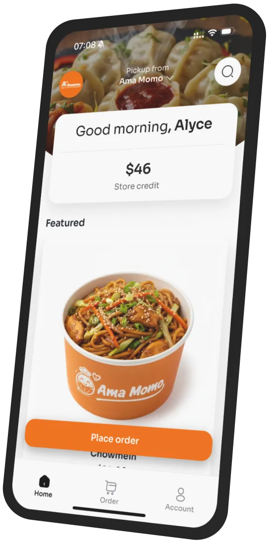 Ama Momo app preview