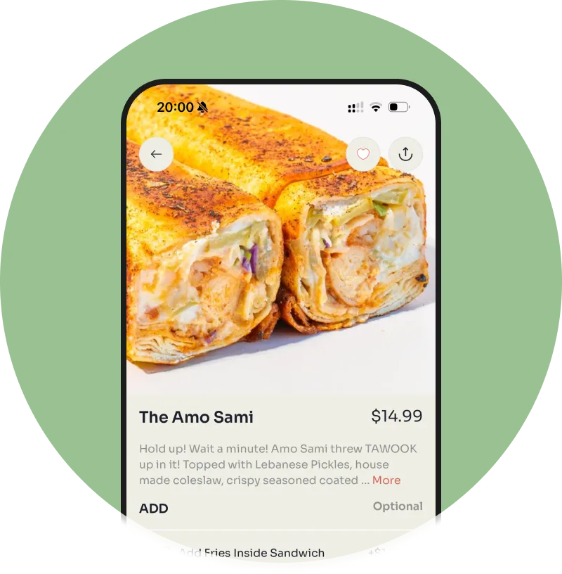 🌯 Order Ahead