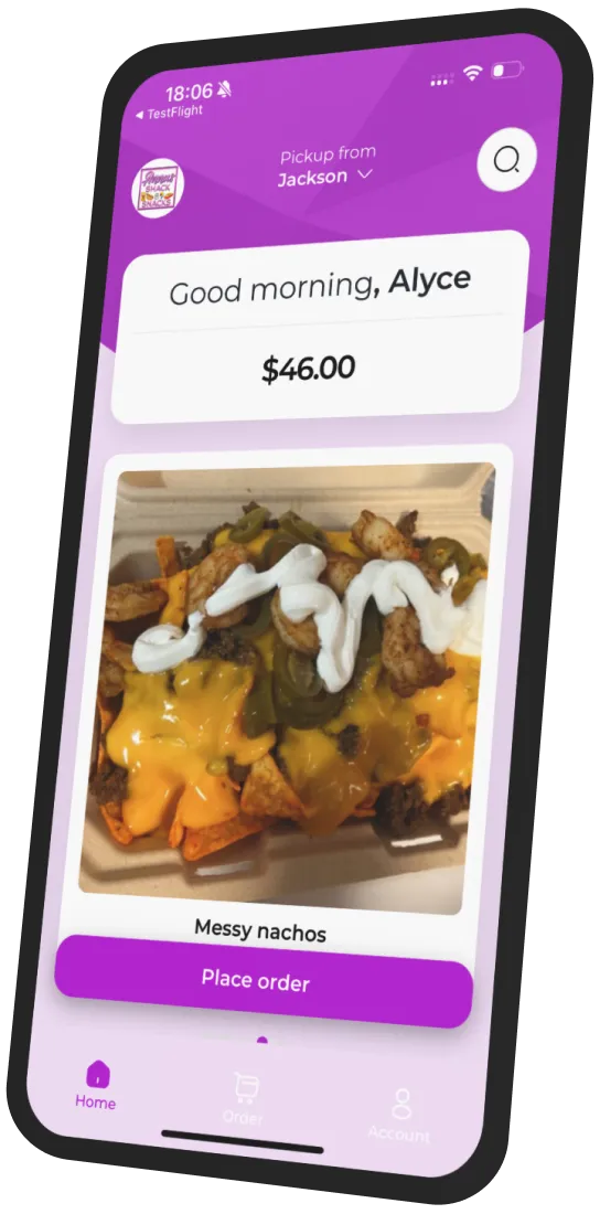 Anna's Shack and Snacks app preview