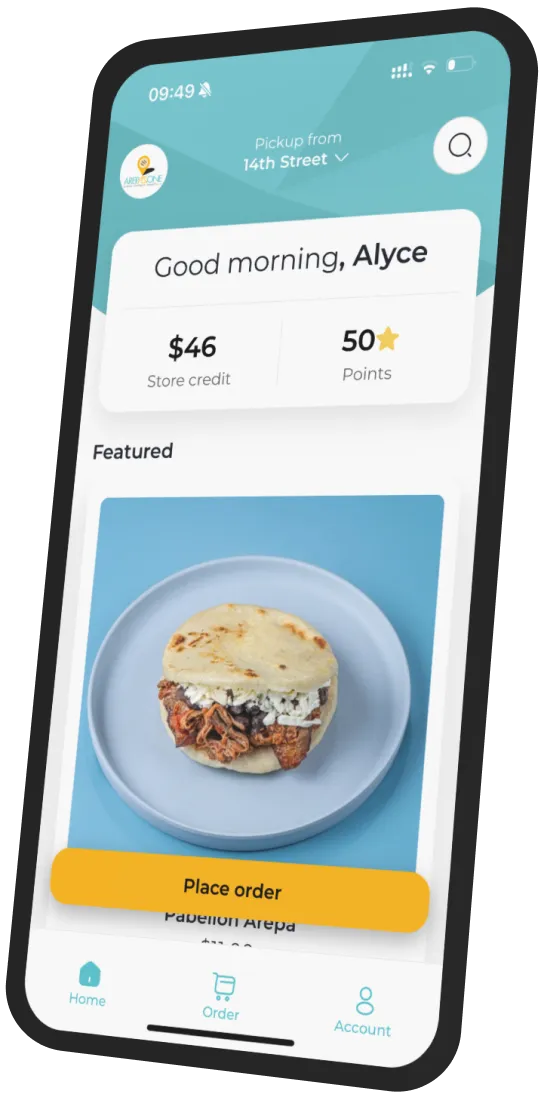 Arepa Zone app preview
