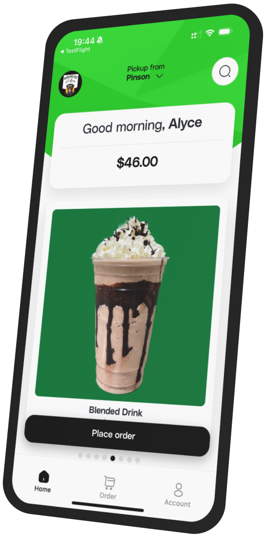 Barking Bee Coffee app preview