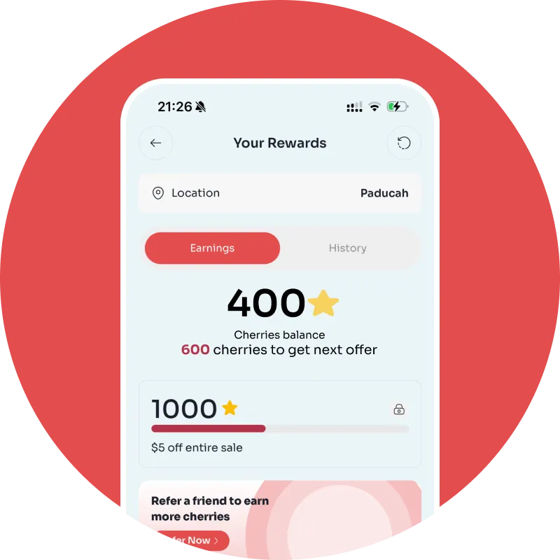 ⭐ Earn Rewards