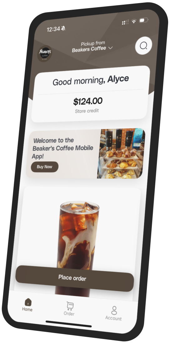 Beaker’s Coffee app preview