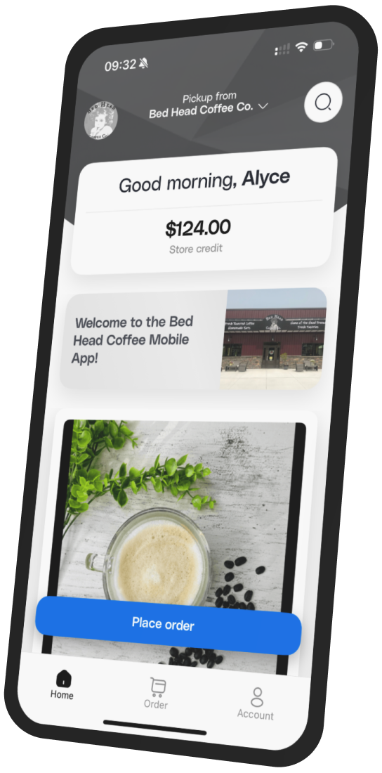 Bed Head Coffee Co. app preview