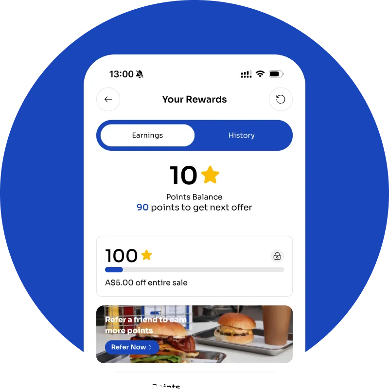 β Earn Rewards