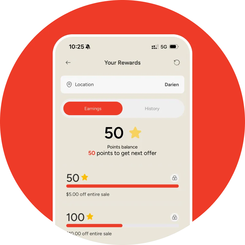 ⭐ Earn Rewards
