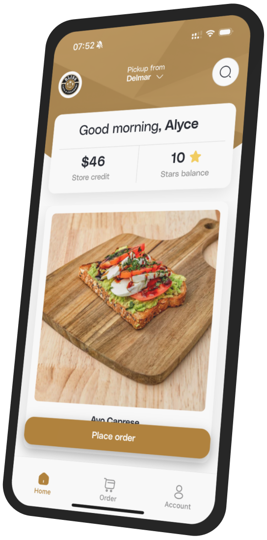 Bliss Cafe and Creamery app preview