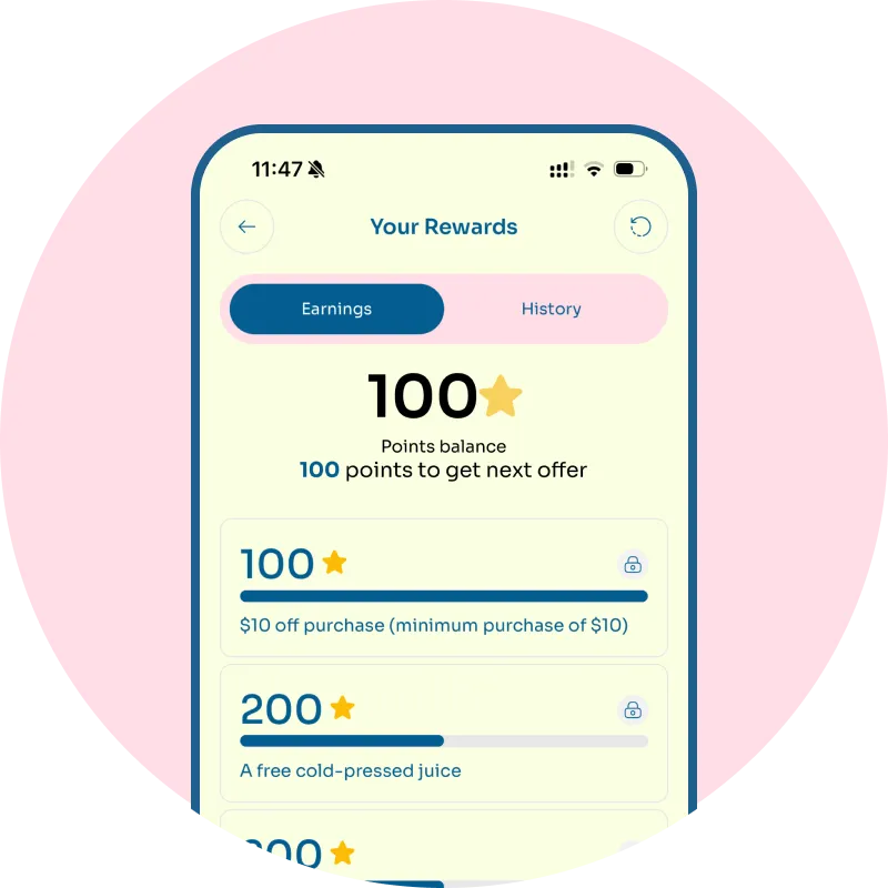 ⭐ Earn Rewards