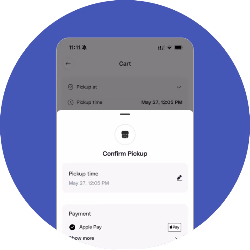 💳 Apple Pay = Easy Peasy Pickup