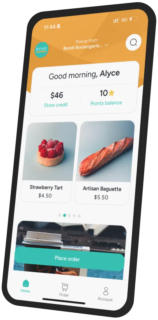 Bondi Boulangerie app preview